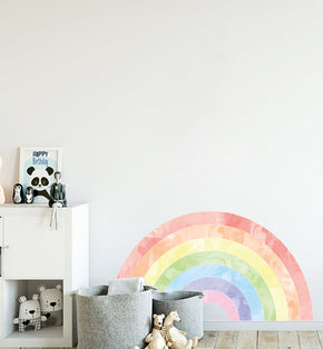 Aquarelle Rainbow Wall Sticker Décalque WC281