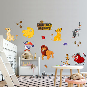 Le Lion King Set Wall Sticker Décalque WC339