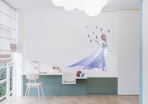 Elsa Frozen 2 Disney Princess 3D Autocollant mural Décalcomanies WC345