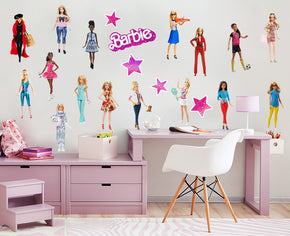 Barbie Super-Set Wall Sticker Decal WC348