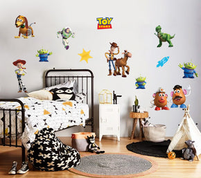 Toy Story Characters Set Wall Sticker Decal WC356