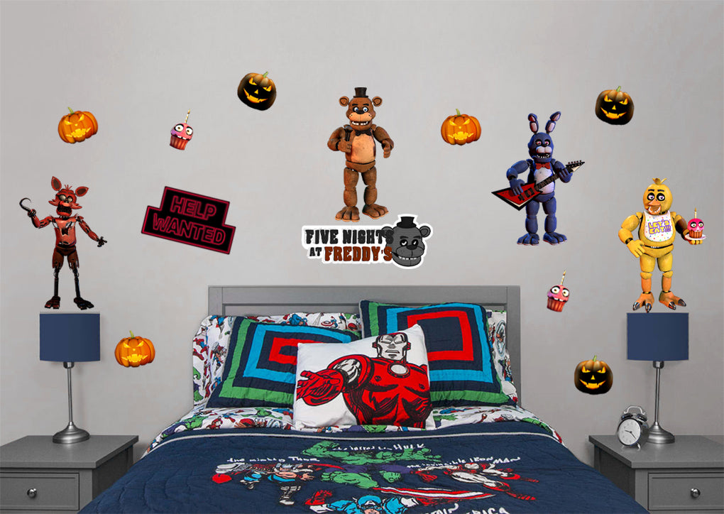 Five Nights at Freddy's 3D Smashed Wall Sticker Decal Home Decor Art Mural  J1214