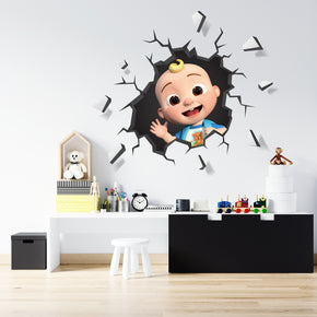 Cocomelon 3D Explosion Effect Wall Sticker Decal WC396