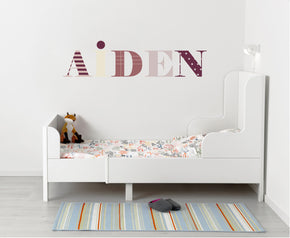 Enfants Personnalisé Custom Name Wall Sticker Decal WP06