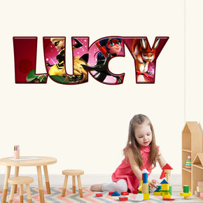 Kids Personalized Custom Name Wall Sticker Decal WP111