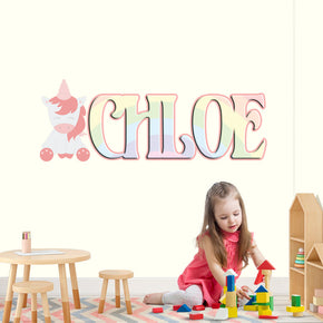 Unicorn Personnalisé Custom Name Wall Sticker Decal WP129