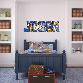 Looney Tunes Personalized Custom Name Wall Sticker Decal WP148