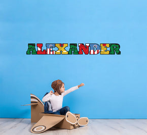 THE AVENGERS Super Heroes Personalized Custom Name Wall Sticker Decal WP181
