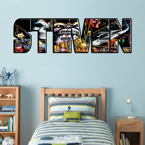 THANOS The Avengers Comics Personalized Custom Name Wall Sticker Decal WP230