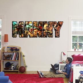 Marvel Superheroes personnalisé nom personnalisé sticker mural autocollant WP231