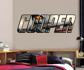 Halo Master Chief Personnalisé Custom Name Wall Sticker Decal WP254