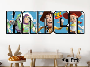 Toy Story Kids Personalized Custom Name Wall Sticker Decal WP331