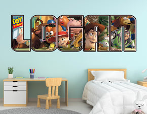 Toy Story Kids Personalized Custom Name Wall Sticker Decal WP332