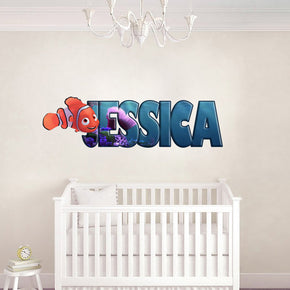 Finding Nemo Personalized Custom Name Wall Sticker Decal WP40
