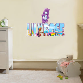 Kids Personalized Custom Name Wall Sticker Decal WP41