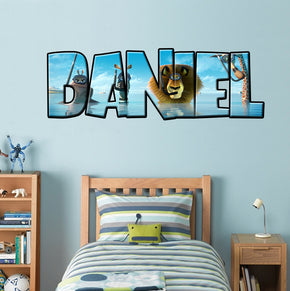 Kids Personalized Custom Name Wall Sticker Decal WP93