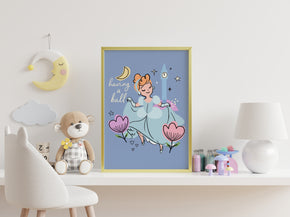 Cinderella Princess Wall Poster Premium Paper Print - Multiple Sizes Available