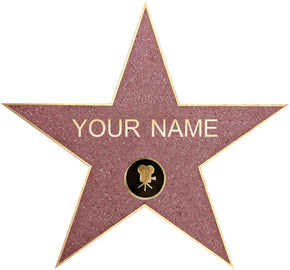 Walk Of Fame Hollywood Celebrity Personnalisé Custom Name Wall Sticker Decal