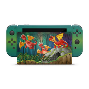 Dragon Island Personalized Nintendo Switch Skin Decal For Console NSF05