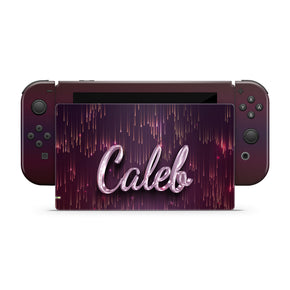 Meteor Shower Personalized Nintendo Switch Skin Decal For Console NSF15