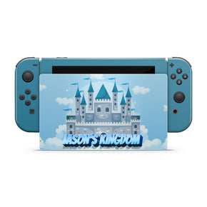 Magic Sky Castle Personalized Nintendo Switch Skin Decal For Console NSF06