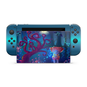 Enchanted Forest Personalized Nintendo Switch Skin Decal For Console NSF04