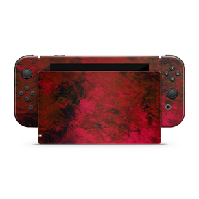 Reb Brush Pattern Nintendo Switch Skin Decal For Console NSF30