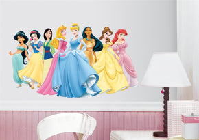 Autocollant mural de personnages de princesse Disney C234