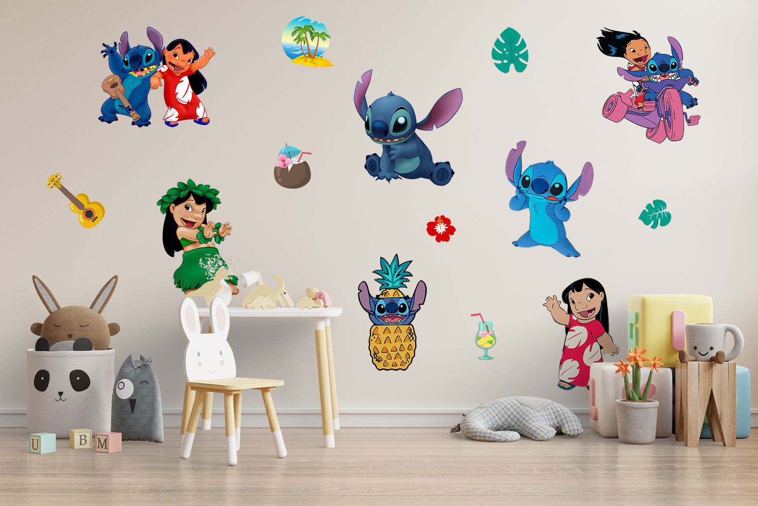 Lilo & Stitch Wall Stickers Collage Set Decals WC382 