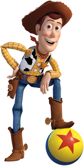 Sticker mural Woody avec balle Toy Story C527